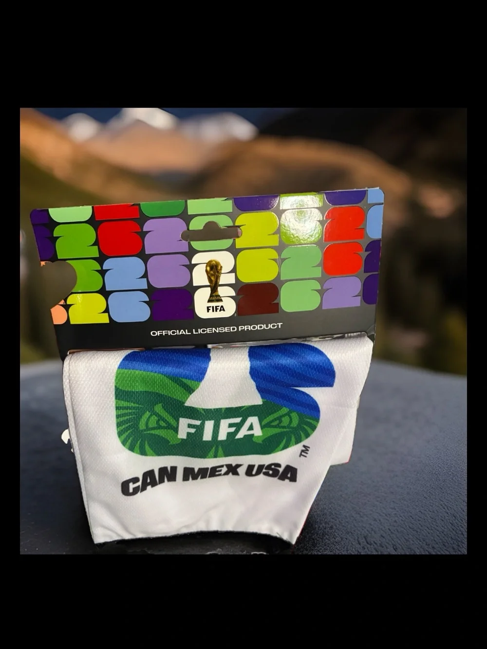 FIFA World Cup 2026 Host Countries Canada Mexico USA Logo Scarf Bufanda New